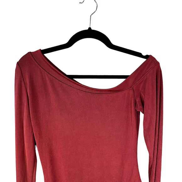 Free People Intimately Womens Long Sleeve That's Hot Bodysuit Large Street Style - Picture 5 of 11